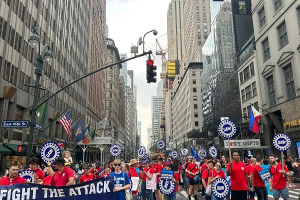 UAW at NYC Labor Day Parade