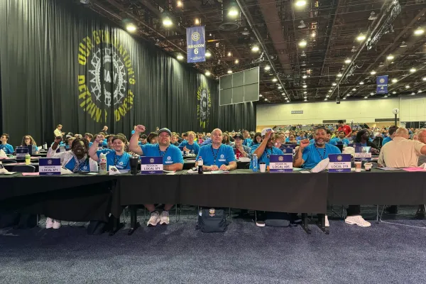 Local 405 and 571 delegates at 2026 Constitutional Convention