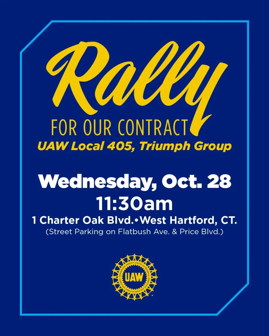 Local 405 Contract Rally Flyer