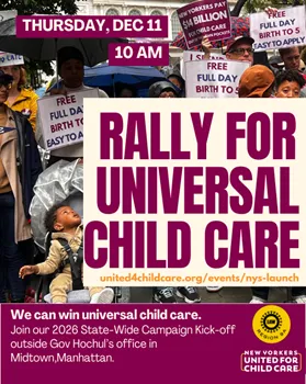 Rally for Universal Childcare